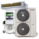 Pioneer® Quantum Ultra™ 48,000 BTU 17 SEER2 230V Slim-Duct Ceiling Concealed Mini-Split Air Conditioner Inverter Heat Pump Full Set by Pioneer Official Store