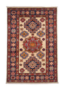 Super Kazak (2'08"x3'11") ivory/navy