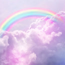 Rainbow On Clouds Wall Art