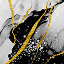 Gold Foil Abstract Wall Art