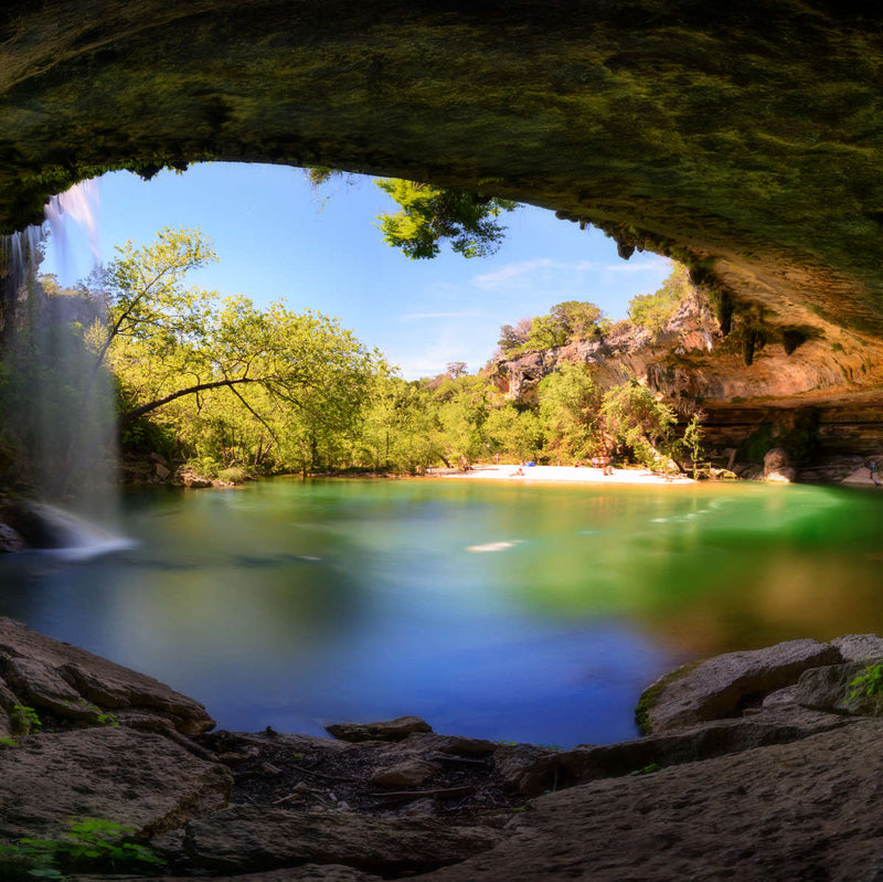 Hamilton Pool And Waterfall Wall Art