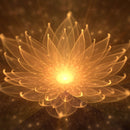 Glowing Lotus Wall Art