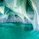 Marble Caves Carrera Lake Wall Art