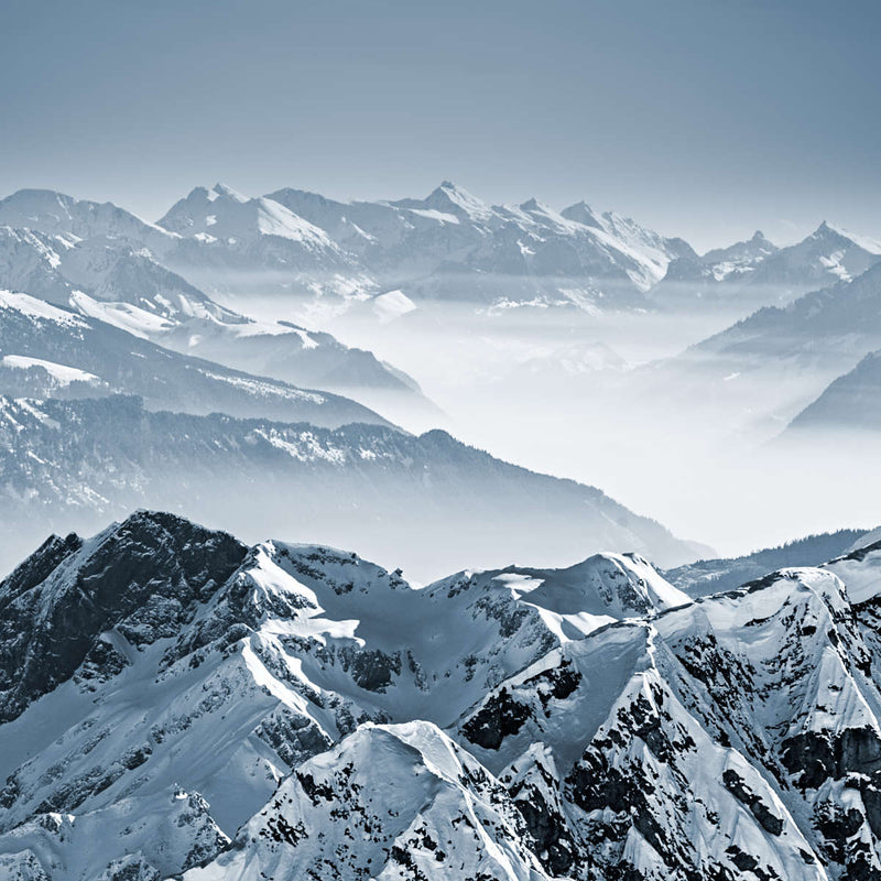 Swiss Mountain Peaks Wall Art