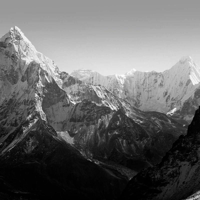 Black And White Mountain Wall Art