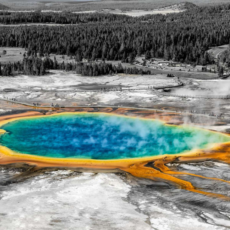 Grand Prismatic Spring Pop Wall Art