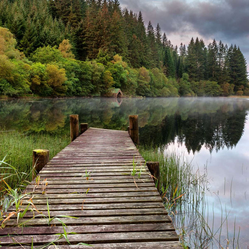 Loch Ard Boathouse Wall Art