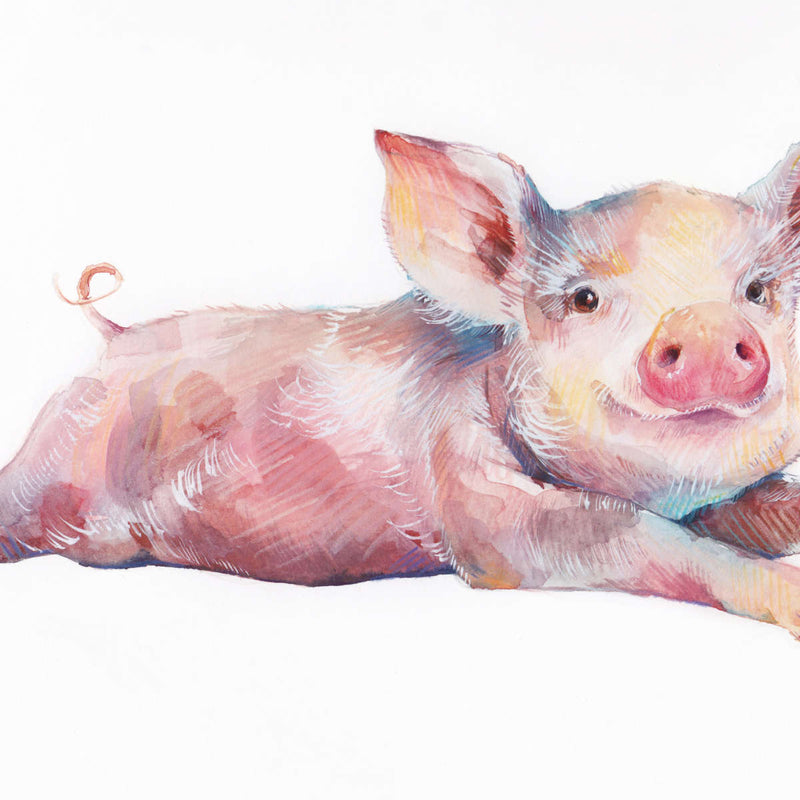 Precious Piglet Wall Art