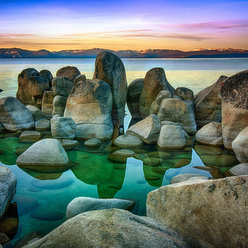 Rocks At Lake Tahoe Wall Art