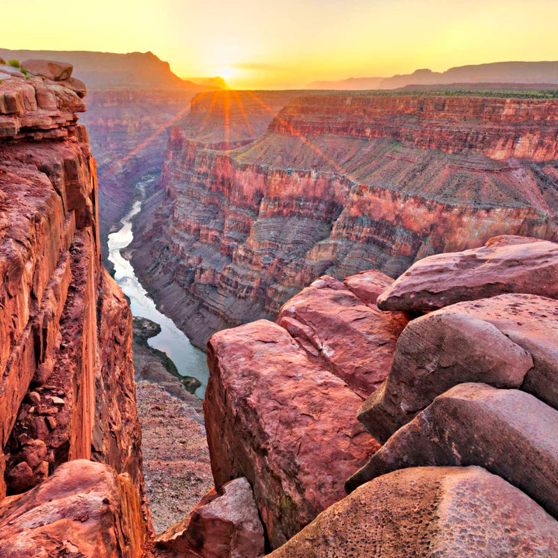 Sunrise Over Grand Canyon Wall Art