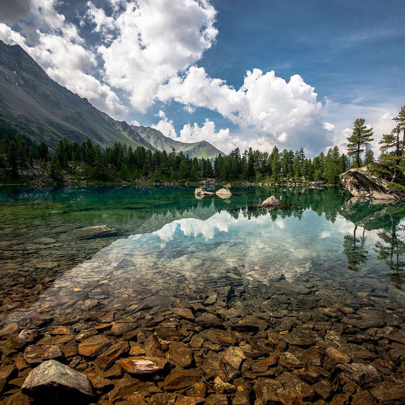 Tranquil Lake Landscape Wall Art