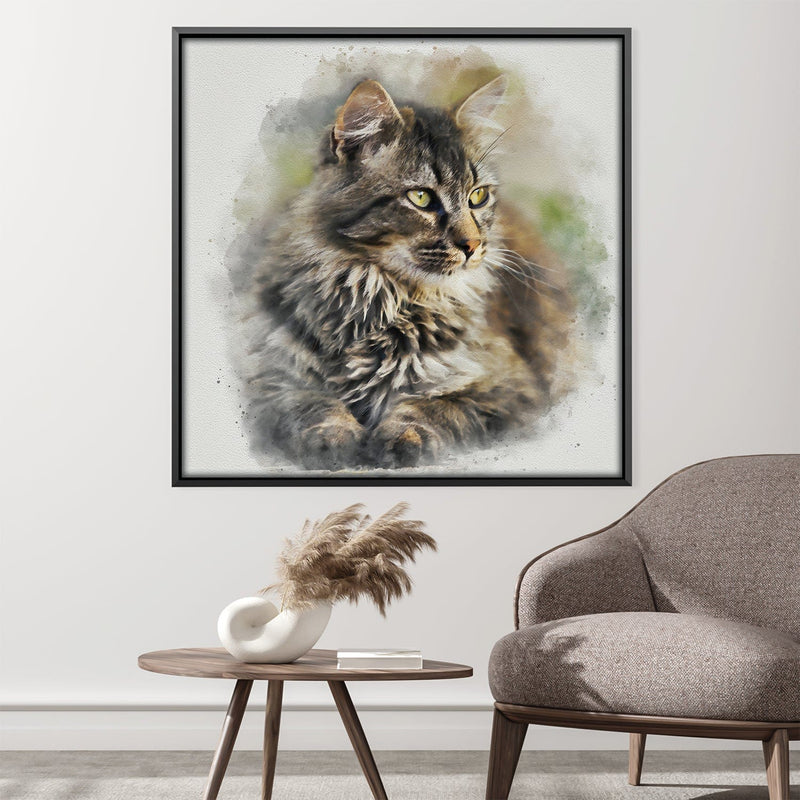 Maine Coon Cat Canvas