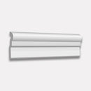 Maiolica White Glazed Cornice Ceramic Moldings 3x10