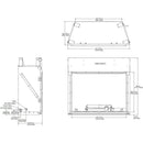 Majestic Courtyard 55K BTU 36" Traditional Outdoor Gas Fireplace (No Refractory) [ODCOUG-36NR] (SAK74218)