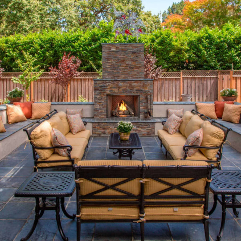 Majestic Courtyard 55K BTU 36" Traditional Outdoor Gas Fireplace (No Refractory) [ODCOUG-36NR] (SAK74218)