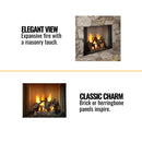 Majestic Ashland 42" Open Wood Burning Fireplace [ASH42] (SAK82429)