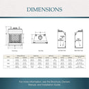 Majestic Biltmore 50" Herringbone Pattern Open Wood-Burning Fireplace [SB100HB] (SAK62529)