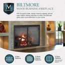 Majestic Biltmore Radiant 36" Open Wood Burning Fireplace [SB60] (SAK13487)