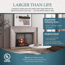 Majestic Biltmore 50" Herringbone Pattern Open Wood-Burning Fireplace [SB100HB] (SAK62529)