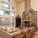 Majestic Biltmore 42" Herringbone Pattern Open Wood Burning Fireplace [SB80HB] (SAK62149)