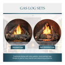 Majestic Courtyard 55K BTU 42" Traditional Outdoor Gas Fireplace With Stacked Concrete Refractory [ODCOUG-42TS] (SAK75312)