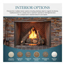 Majestic Courtyard 55K BTU 36" Traditional Outdoor Gas Fireplace (No Refractory) [ODCOUG-36NR] (SAK74218)