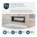 Majestic Echelon II 48" See-Through Direct Vent Fireplace [ECHEL48STIN-C] (SAK69284)