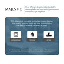 Majestic Echelon II 60" Linear Direct Vent Fireplace [ECHEL60IN-C] (SAK57214)