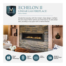 Majestic Echelon II 60" Linear Direct Vent Fireplace [ECHEL60IN-C] (SAK57214)