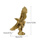 GobekUsa Gold Resin Eagle Sculpture for Office Living Room Hotel Decor