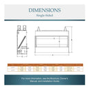 Majestic Lanai 60" Single Sided Linear Outdoor Gas Fireplace [ODLANAIG-60] (SAK94821)