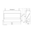 Majestic Lanai 48" Single Sided Linear Outdoor Gas Fireplace [ODLANAIG-48] (SAK95127)