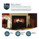 Majestic Royalton 42" Wood Burning Fireplace With Invisible Smoke Shield [BE42] (SAK14346)