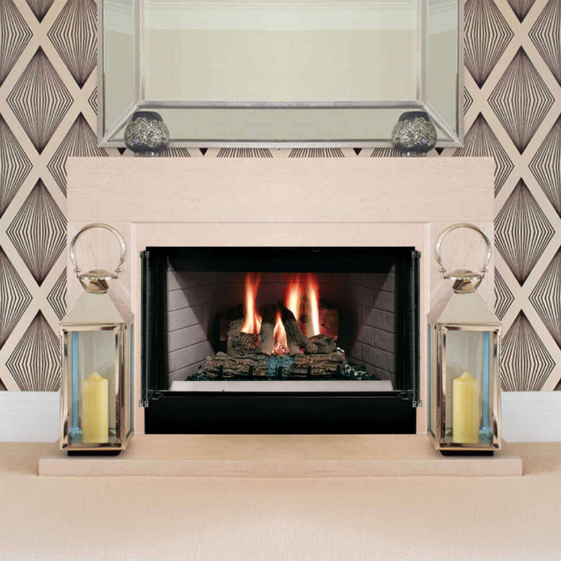 Majestic Sovereign 42" Black Wood Burning Fireplace [SA42R/C] (SAK59347)