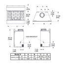 Majestic Villawood 42" Traditional Refractory Outdoor Wood Burning Fireplace [ODVILLA-42T-B] (SAK14358)