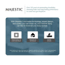 Majestic Villawood 42" Traditional Refractory Outdoor Wood Burning Fireplace [ODVILLA-42T-B] (SAK14358)