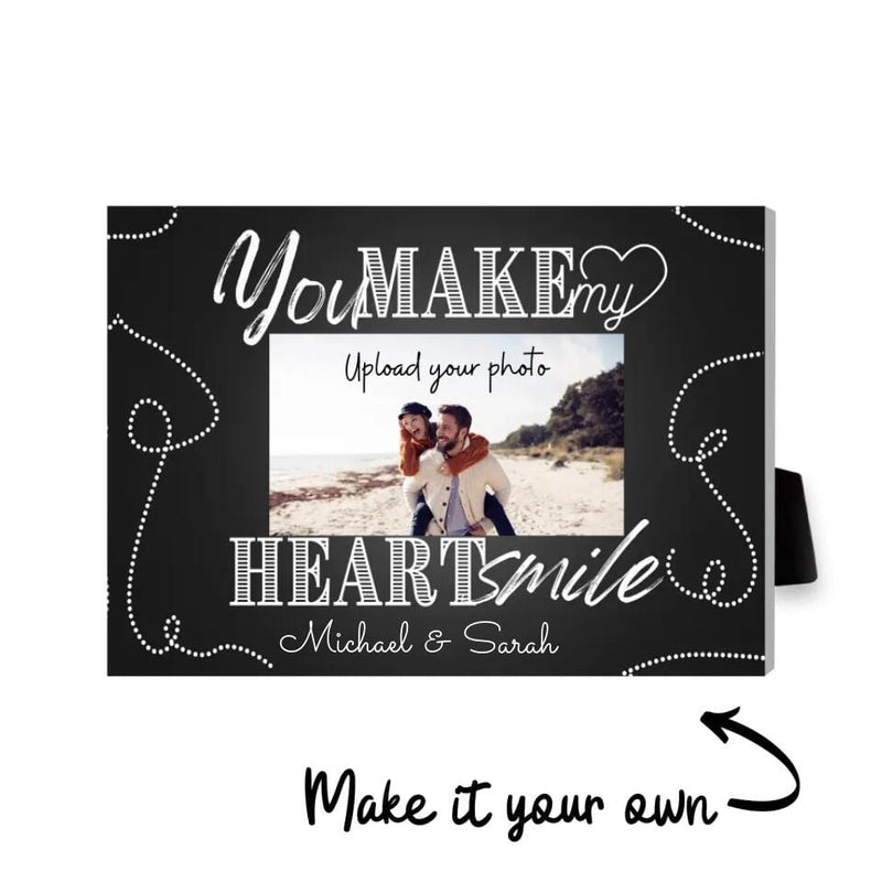 Make My Heart Smile Desktop Canvas