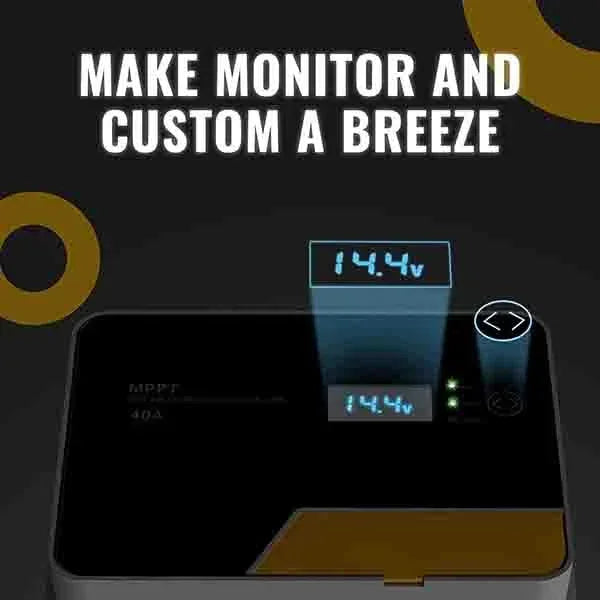 BougeRV 40A MPPT Solar Charge Controller 12V/24V/36V/48V, photo 8 of 8