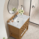 James Martin Malibu 36" Single Bathroom Vanity, Amber Birch