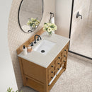 James Martin Malibu 36" Single Bathroom Vanity, Amber Birch