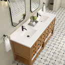 James Martin Malibu 72" Double Bathroom Vanity, Amber Birch