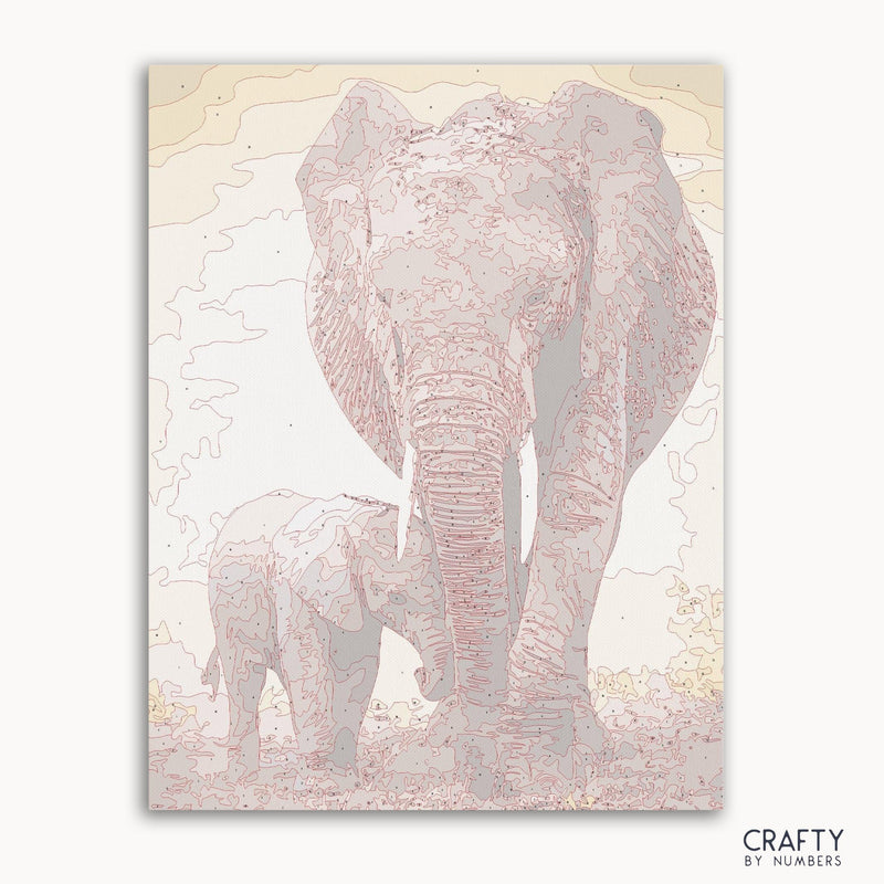 Father and Son Mammoths