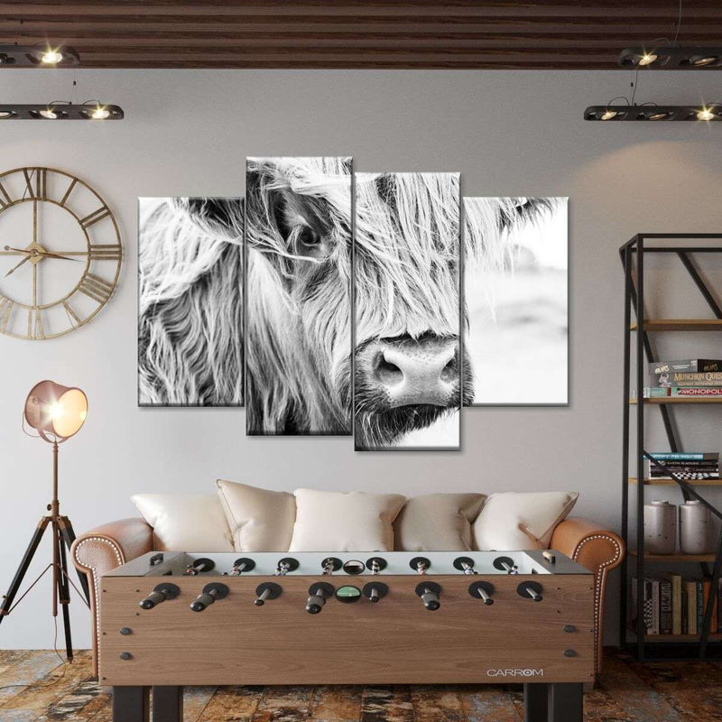 Long Haired Cow Wall Art