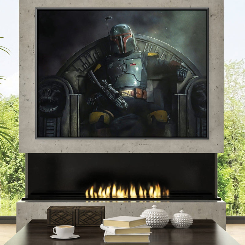 Mandalorian Throne Canvas