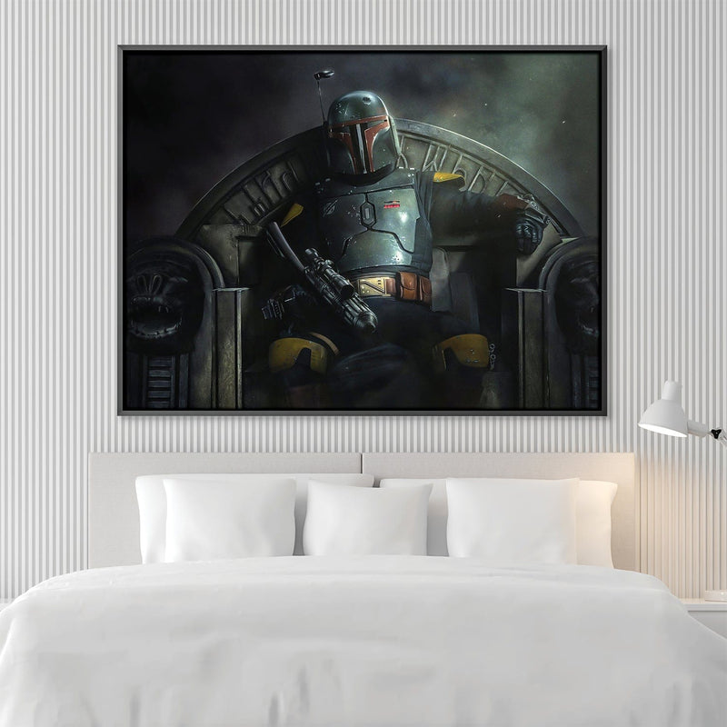 Mandalorian Throne Canvas