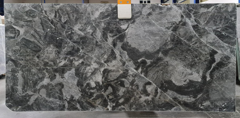 Manhattan Gray Bookmatching Polished Marble Slab