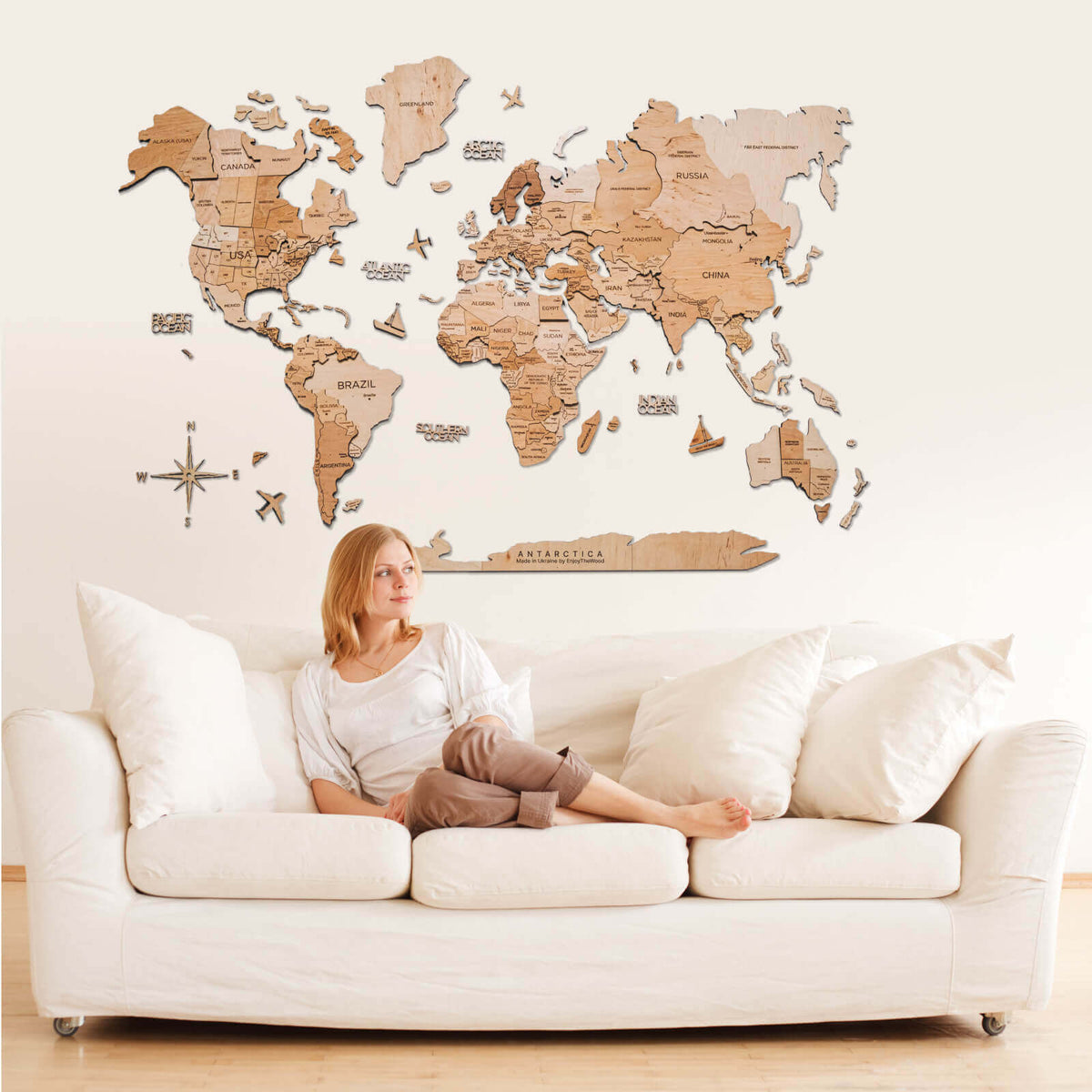 Antarctica For Maps in natural colors, photo 5 of 7