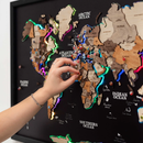 Map on Board LED 2.0 Multicolor by Enjoy The Wood