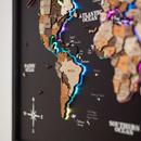 Map on Board LED 2.0 Multicolor by Enjoy The Wood