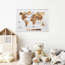 Map on Board LED 2.0 Multicolor by Enjoy The Wood